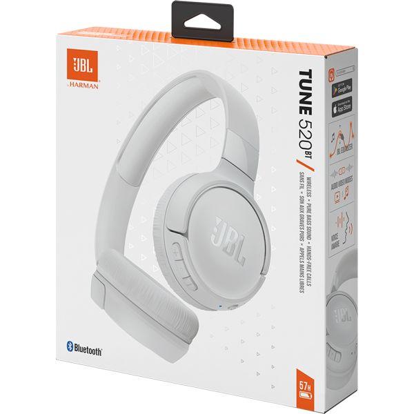 Auricular JBL Tune T520BT Bluetooth - Blanco