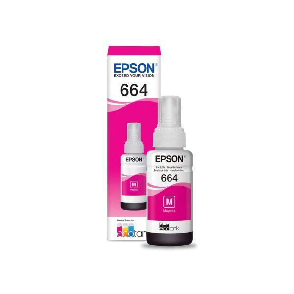 Botella De Tinta Epson T664 320 70mL - Magenta