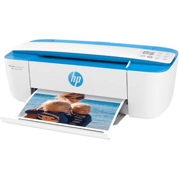 Impresora Multifuncional HP DeskJet Ink Advantage 3775 Wi-Fi - Blanco/Azul