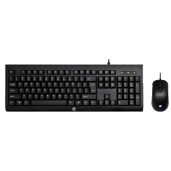 Kit Teclado + Mouse HP KM100 Gamer USB - Negro (Español)