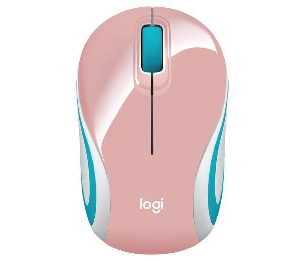 Mouse Inalámbrico Logitech M187 Rosa