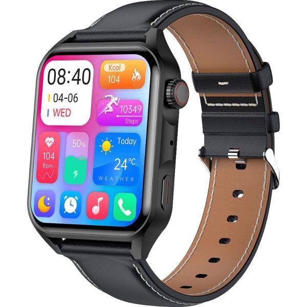 Reloj Smartwatch Blulory Glifo AE 44 Mm - Negro