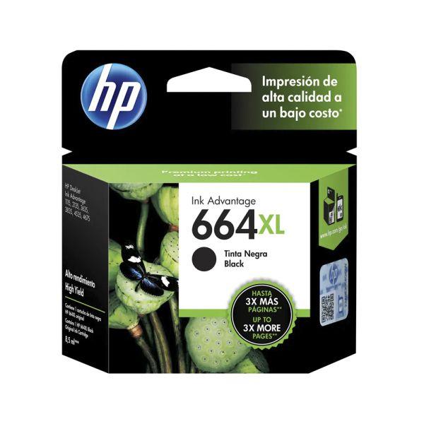 Cartucho De Tinta HP 664XL F6V31AL - Negro