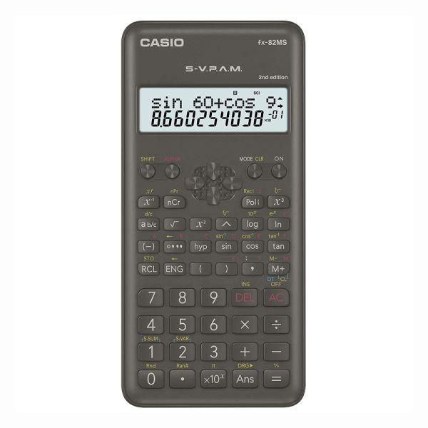 Calculadora Científica Casio FX-82MS-2W 2nd Edition - Negro