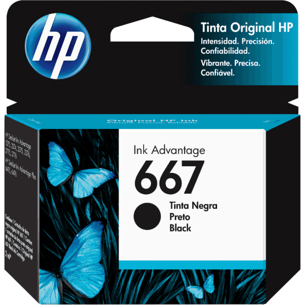 TINTA HP 667 NEGRA 2ML