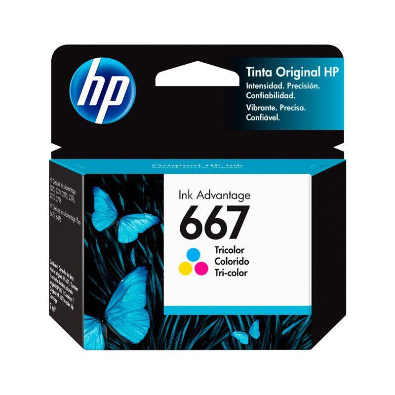 TINTA HP 667 TRICOLOR 2ML